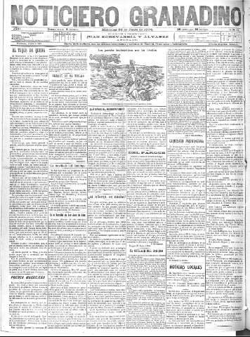 'Noticiero Granadino' - Año I Número 114  - 1904 Junio 22