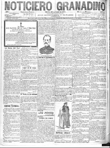 'Noticiero Granadino' - Año I Número 120  - 1904 Junio 28