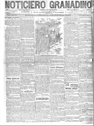 'Noticiero Granadino' - Año I Número 123  - 1904 Julio 01