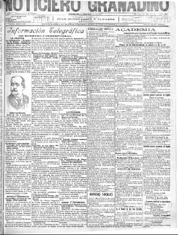 'Noticiero Granadino' - Año I Número 236  - 1904 Octubre 25