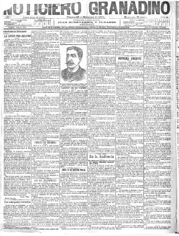 'Noticiero Granadino' - Año I Número 294  - 1904 Diciembre 23