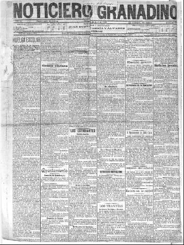 'Noticiero Granadino' - Año II Número 397  - 1905 Abril 06