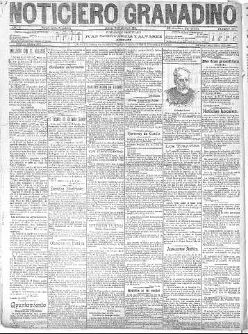 'Noticiero Granadino' - Año II Número 404  - 1905 Abril 13