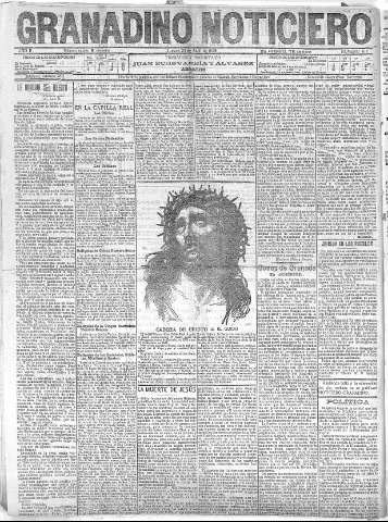 'Noticiero Granadino' - Año II Número 411  - 1905 Abril 20