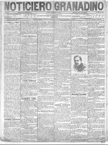 'Noticiero Granadino' - Año II Número 425  - 1905 Mayo 06