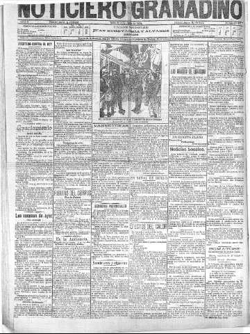 'Noticiero Granadino' - Año II Número 452  - 1905 Junio 03
