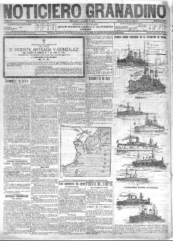 'Noticiero Granadino' - Año II Número 455  - 1905 Junio 07