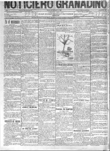 'Noticiero Granadino' - Año II Número 460  - 1905 Junio 13
