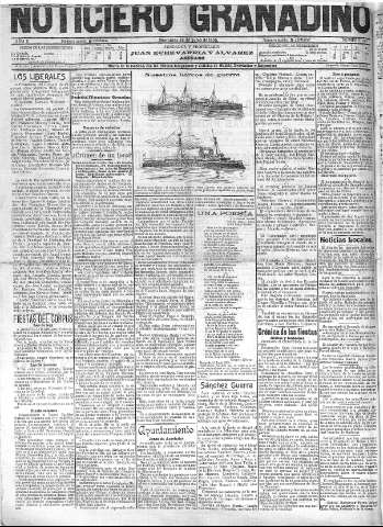 'Noticiero Granadino' - Año II Número 473  - 1905 Junio 28