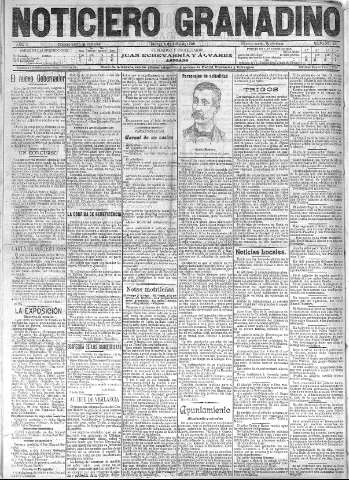 'Noticiero Granadino' - Año II Número 480  - 1905 Julio 06
