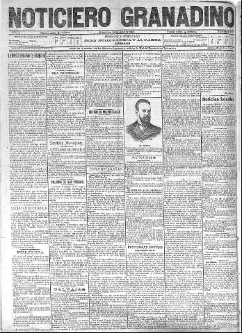 'Noticiero Granadino' - Año II Número 491  - 1905 Julio 19