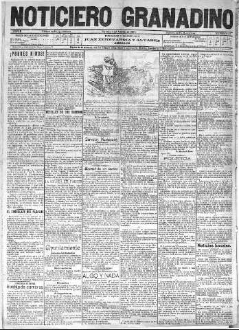 'Noticiero Granadino' - Año II Número 511  - 1905 Agosto 11
