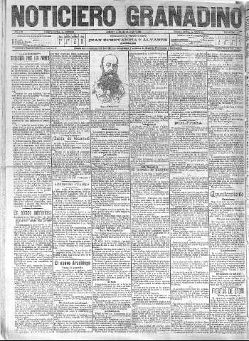 'Noticiero Granadino' - Año II Número 516  - 1905 Agosto 17