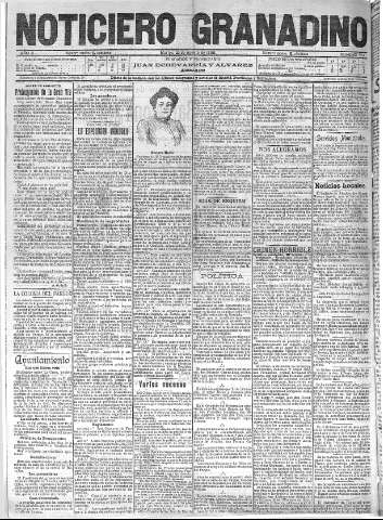 'Noticiero Granadino' - Año II Número 520  - 1905 Agosto 22