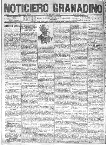 'Noticiero Granadino' - Año II Número 522  - 1905 Agosto 24