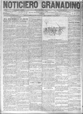 'Noticiero Granadino' - Año II Número 528  - 1905 Agosto 31