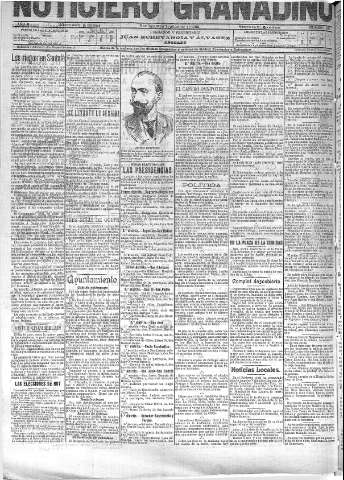 'Noticiero Granadino' - Año II Número 537  - 1905 Septiembre 10