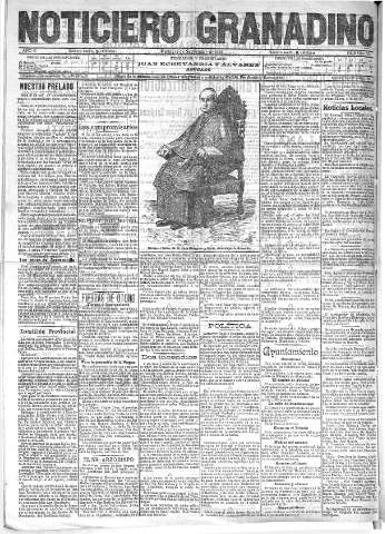 'Noticiero Granadino' - Año II Número 544  - 1905 Septiembre 19