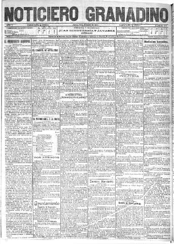 'Noticiero Granadino' - Año II Número 570  - 1905 Octubre 19
