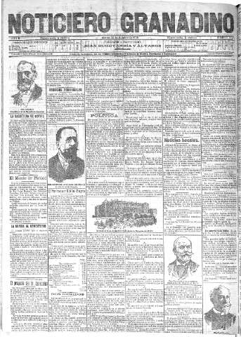'Noticiero Granadino' - Año II Número 574  - 1905 Octubre 24