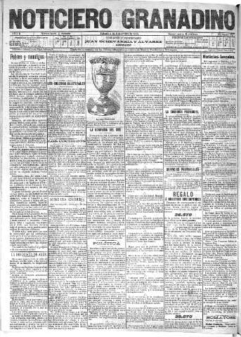'Noticiero Granadino' - Año II Número 584  - 1905 Noviembre 04