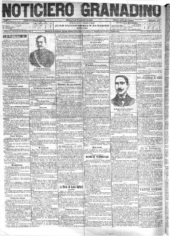 'Noticiero Granadino' - Año II Número 610  - 1905 Diciembre 05
