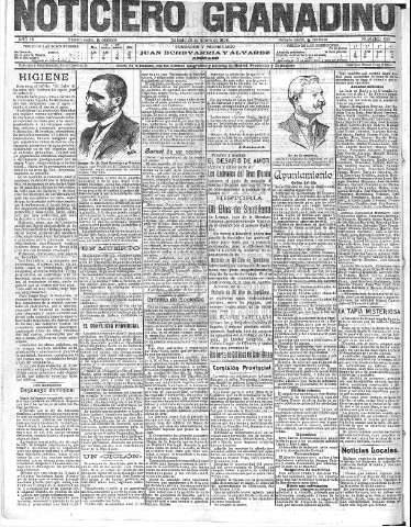 'Noticiero Granadino' - Año III Número 649  - 1906 Enero 19