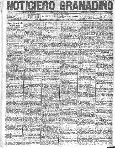 'Noticiero Granadino' - Año III Número 668  - 1906 Febrero 10