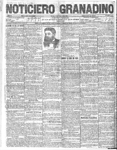 'Noticiero Granadino' - Año III Número 669  - 1906 Febrero 11