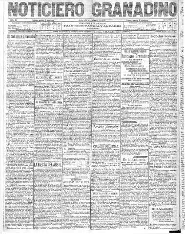 'Noticiero Granadino' - Año III Número 678  - 1906 Febrero 22