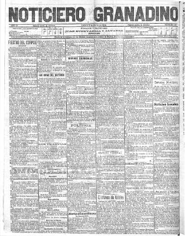 'Noticiero Granadino' - Año III Número 686  - 1906 Marzo 03