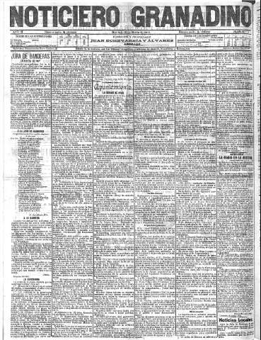 'Noticiero Granadino' - Año III Número 702  - 1906 Marzo 20