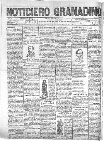 'Noticiero Granadino' - Año III Número 859  - 1906 Julio 17