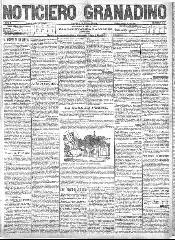 'Noticiero Granadino' - Año III Número 940  - 1906 Octubre 19