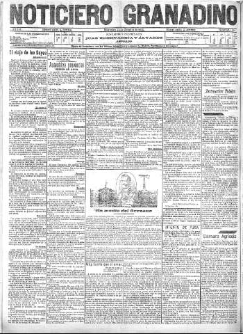 'Noticiero Granadino' - Año III Número 944  - 1906 Octubre 24