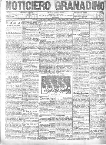 'Noticiero Granadino' - Año III Número 946  - 1906 Octubre 26