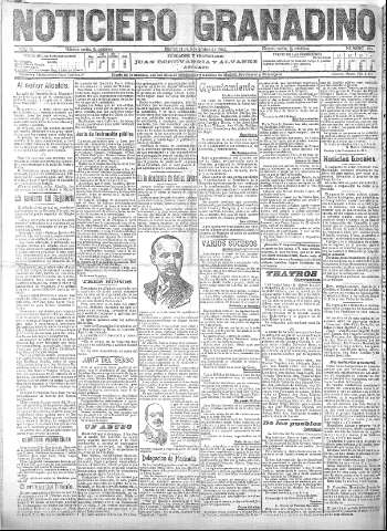 'Noticiero Granadino' - Año III Número 961  - 1906 Noviembre 13