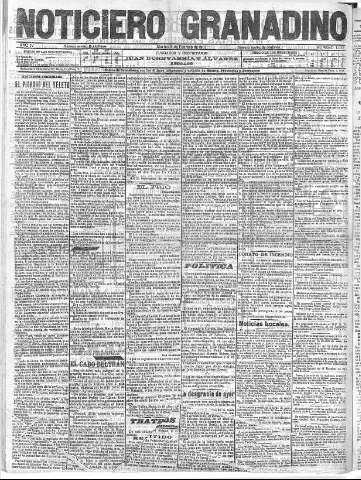 'Noticiero Granadino' - Año IV Número 1033  - 1907 Febrero 05