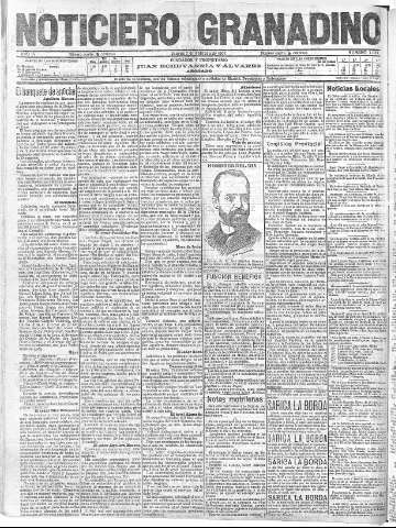 'Noticiero Granadino' - Año IV Número 1035  - 1907 Febrero 07