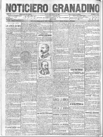 'Noticiero Granadino' - Año IV Número 1036  - 1907 Febrero 08