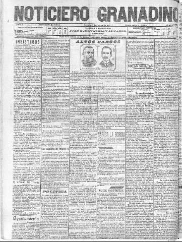 'Noticiero Granadino' - Año IV Número 1042  - 1907 Febrero 15
