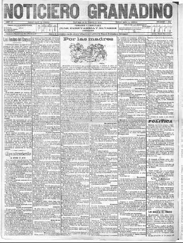 'Noticiero Granadino' - Año IV Número 1050  - 1907 Febrero 24