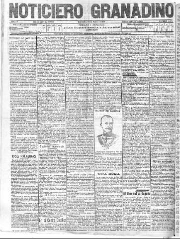 'Noticiero Granadino' - Año IV Número 1070  - 1907 Marzo 20