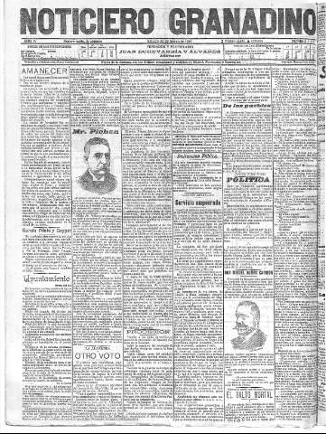 'Noticiero Granadino' - Año IV Número 1079  - 1907 Marzo 30
