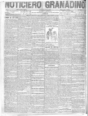 'Noticiero Granadino' - Año IV Número 1126  - 1907 Mayo 24