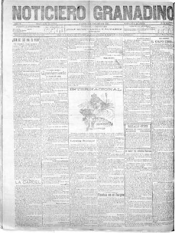 'Noticiero Granadino' - Año IV Número 1224  - 1907 Septiembre 15