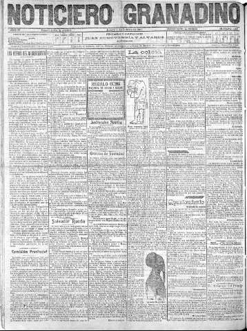 'Noticiero Granadino' - Año IV Número 1250  - 1907 Octubre 16