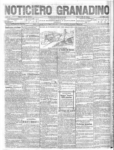 'Noticiero Granadino' - Año V Número 1368  - 1908 Febrero 23