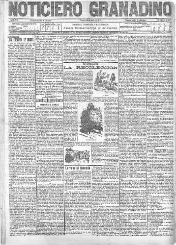 'Noticiero Granadino' - Año VII Número 2182  - 1910 Julio 29