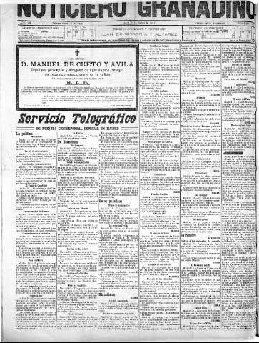 'Noticiero Granadino' - Año VIII Número 2417  - 1911 Marzo 21